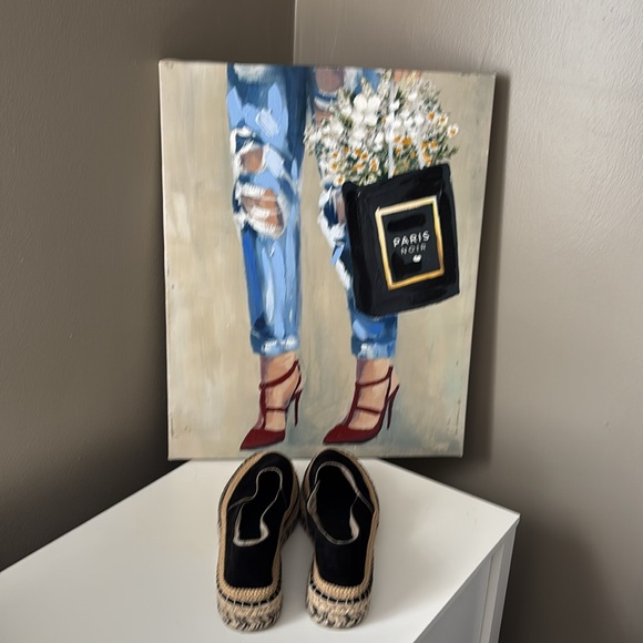 FP Collection - Eden Double Stack Espadrilles size 10.5/41 - Picture 4 of 8